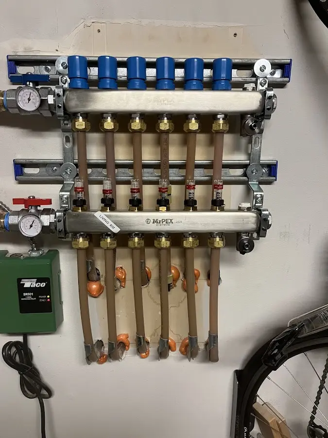 Plumber performing Leak Detection at a residential property in Terre Haute